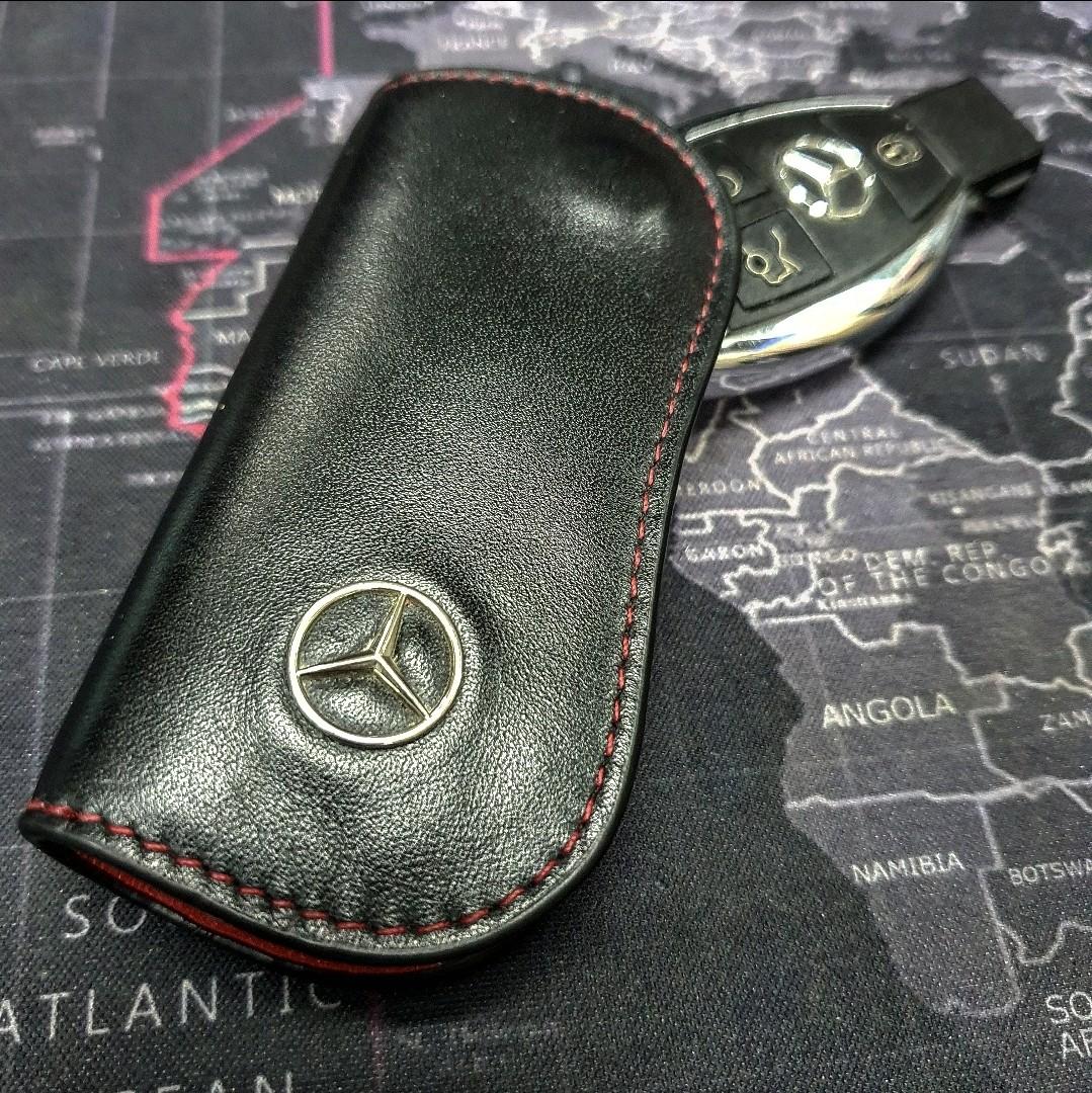 Mercedes leather outlet key fob