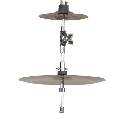 TUOREN 2 Pack Cymbal Stacker Adjustable Cymbal Stacker Arm 7.1inch Mini Cymbal Stacker Attachment For 12mm Straight Cymbal Stacker Boom Arm Mount Cymbal Stand Drum Kit Accessory