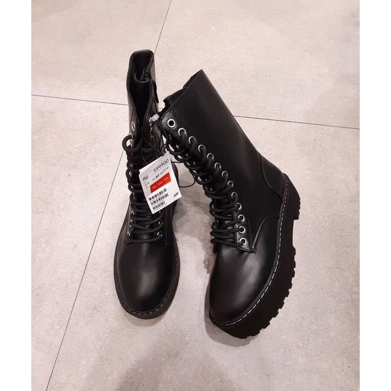 Sepatu boots wanita h&m on sale