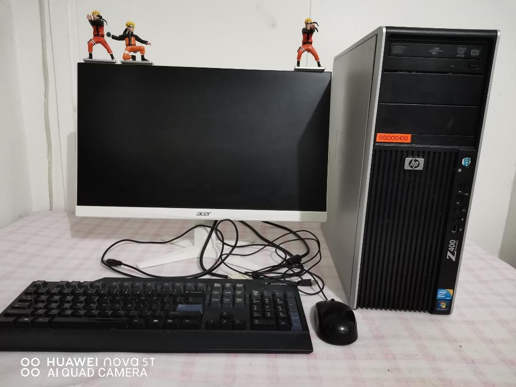 HP Z400 Workstation Desktop (CPU only), Computers & Tech, Desktops on ...