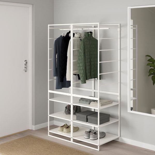 Ikea JONAXEL shelving unit wardrobe Furniture Home Living Furniture Shelves Cabinets Racks on Carousell