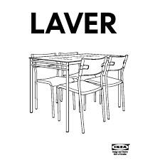 Ikea LAVER dining / Meja makan IKEA, Home u0026 Furniture, Furniture 