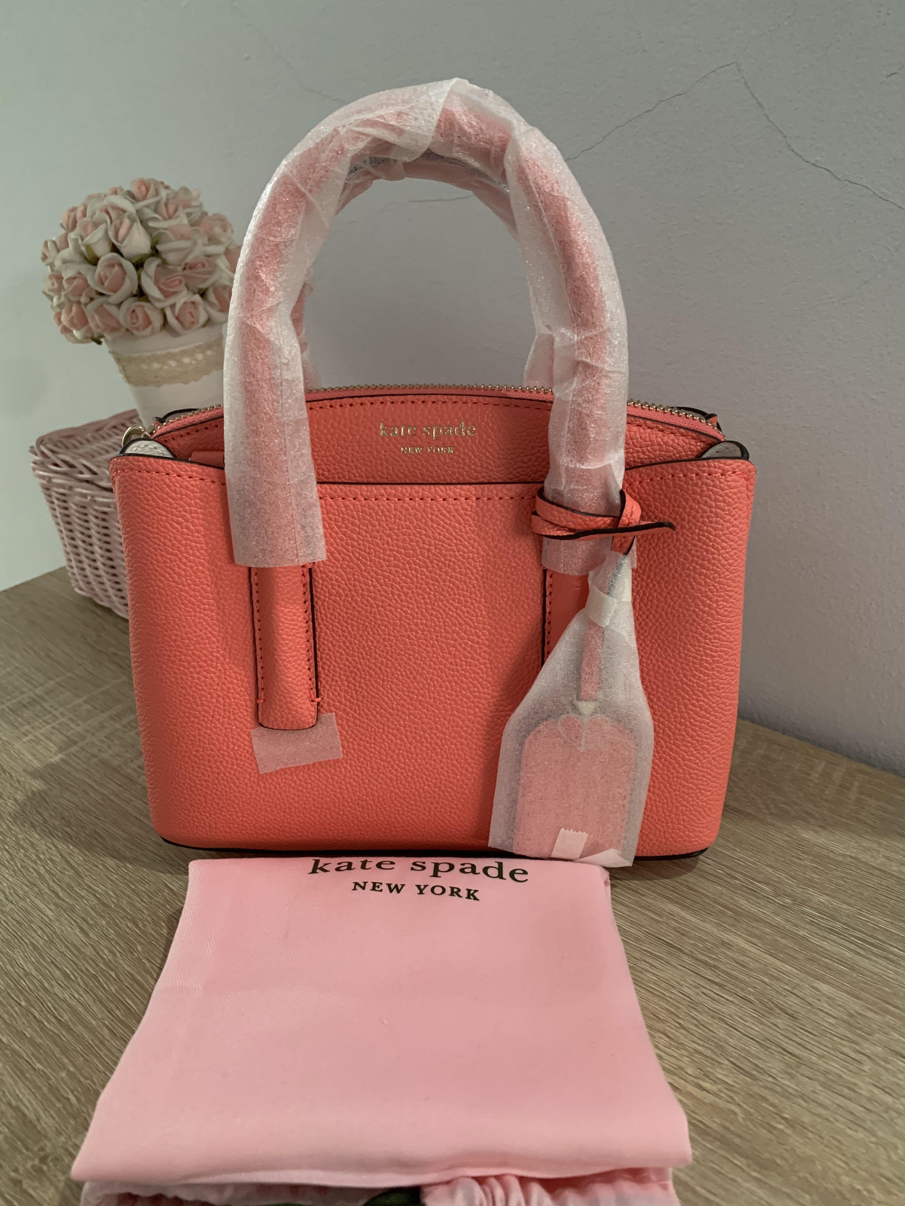 Kate Spade Margaux Mini Lychee Fesyen Wanita Tas Dompet di Carousell