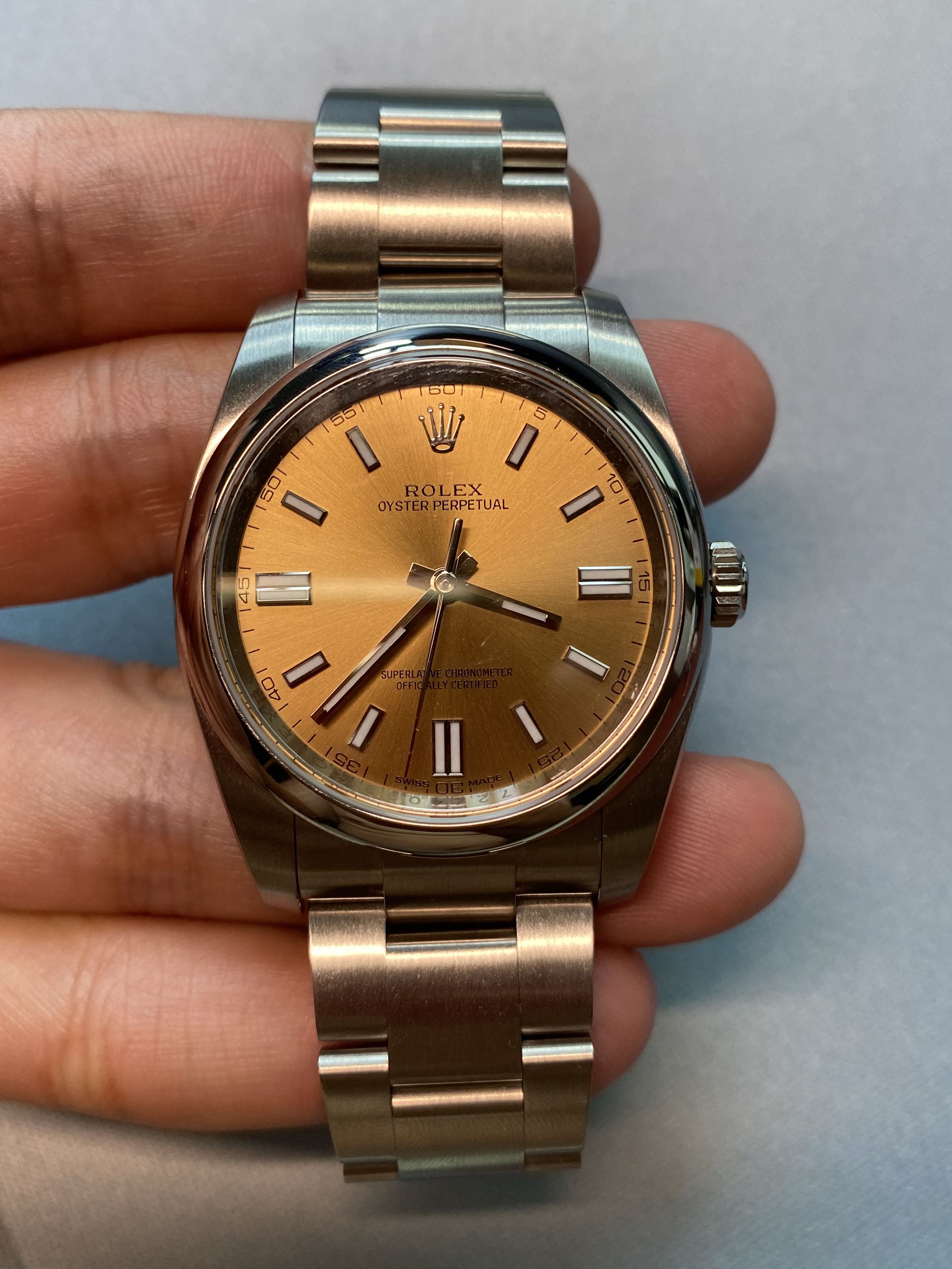 Rolex oyster perpetual best sale 36 white grape