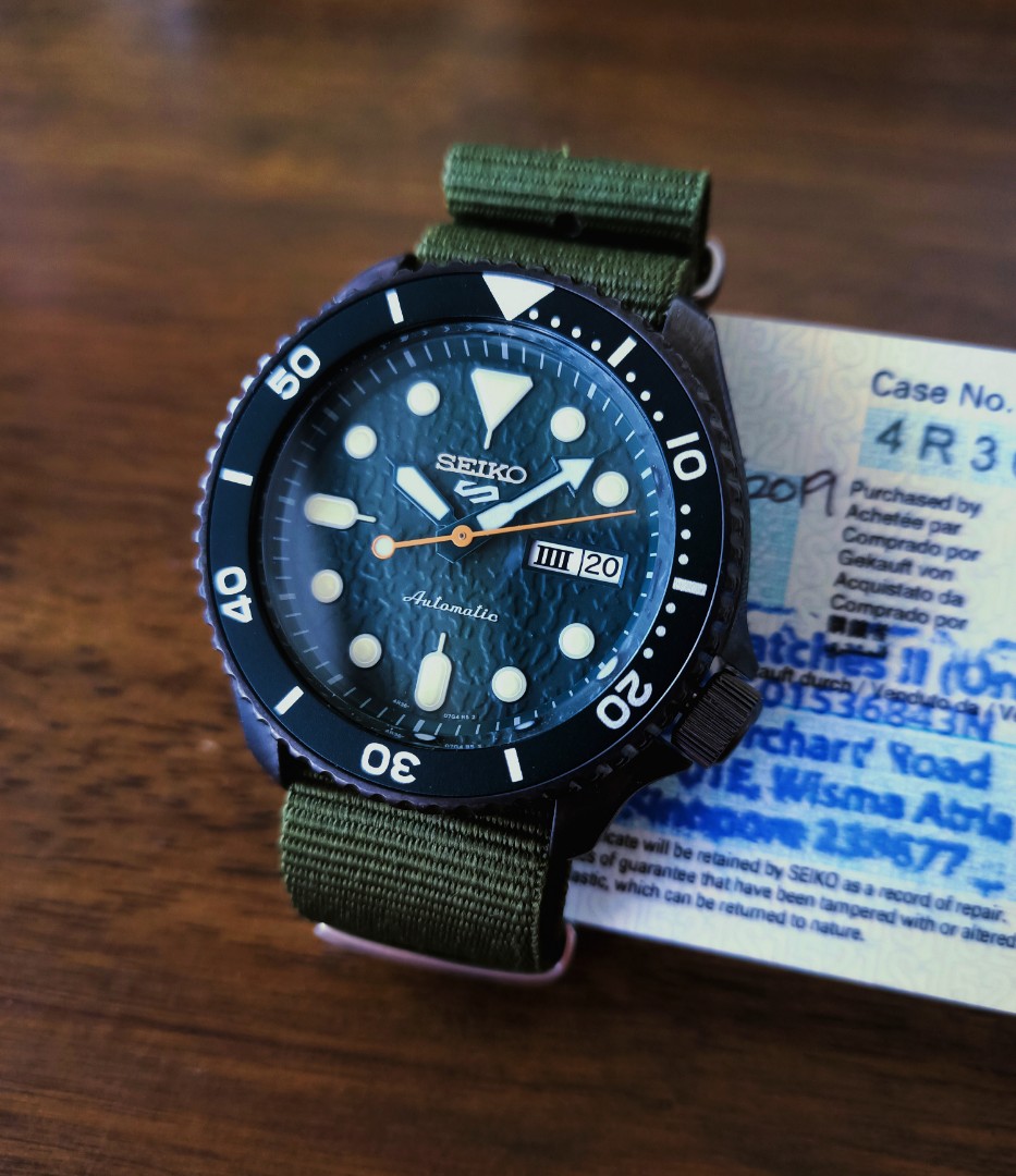 Seiko 5 sports avocado 2025