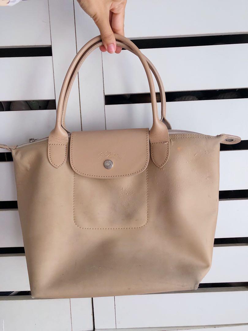 longchamp beige tasche