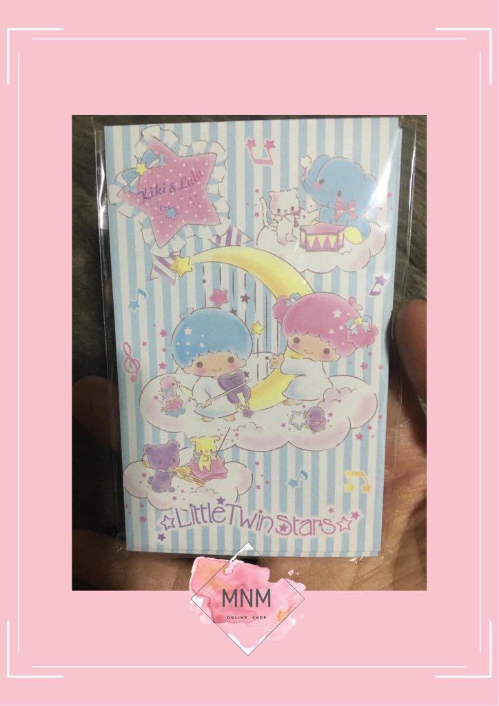 LTS Little Twin Stars Small Envelope (Category: Stationery & School Supplies) located in San Pedro. Submitted by mnm.online (Listing ID 1080146231, Image 3). Description: All products are brand new and ready-to-ship 🌸❤️ All products are from Japan 🇯🇵🌸 MADE IN JAPAN Size: Same like Angpao Includes: 6 pcs of small sized envelope SOLD PER PACK Order here: https://shp.ee/77awhha Meet up: San Pedro SM Muntinlupa Shipping via: Shopee Checkout LBC C
