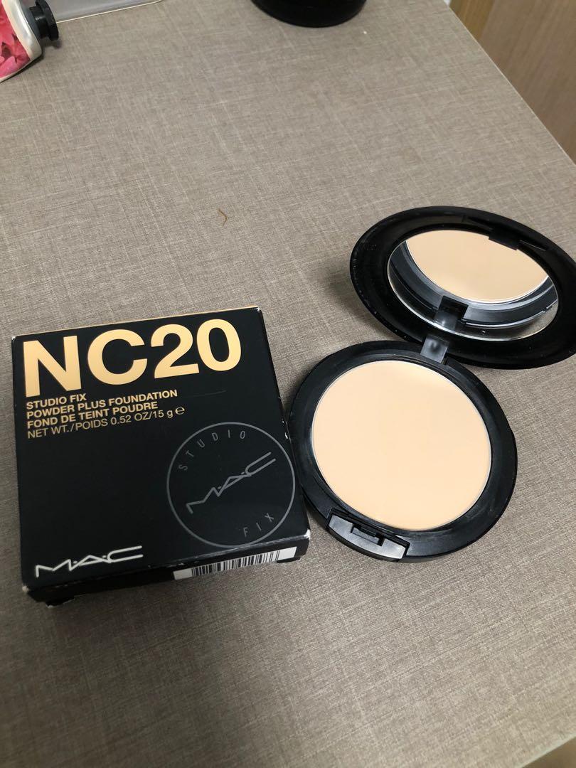 MAC studio fix powder plus foundation NC20, Beauty & Personal Care, Face,  Makeup on Carousell