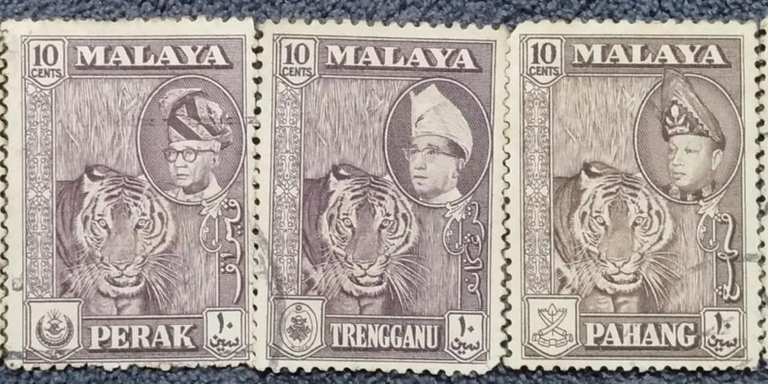 Malaya Stamps 1957 Sets, Hobbies & Toys, Collectibles & Memorabilia