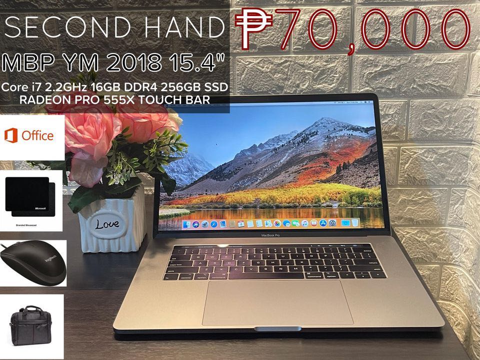 Mbp Touchbar Ym 2018 15 Core I7 2 2ghz 16gb Ddr4 256gb Ssd Radeon Pro 555x Computers Tech Laptops Notebooks On Carousell