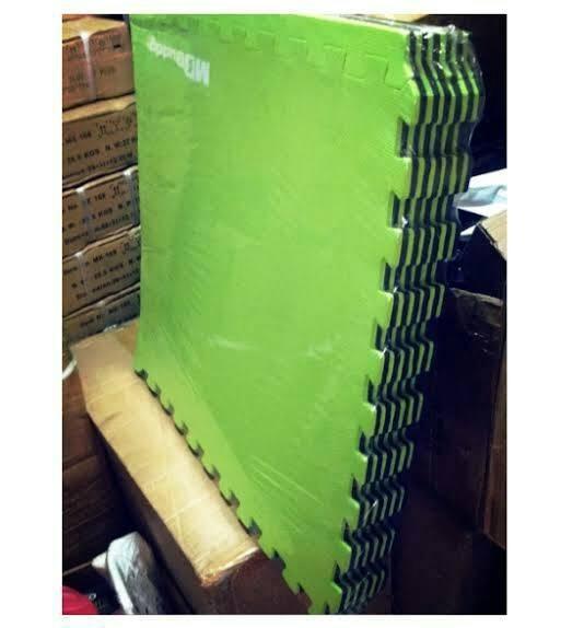 MD Buddy Interlocking Gym Floor Mats (Category: Exercise Mats) located in Manila. Submitted by ariesmediamusicsports (Listing ID 1080071738, Image 3). Description: *Tile dimensions: 24"x24"x1/2" *High quality EVA foam *Industry leading 0.5" thickness *Reversible for second colour *Tight interlocking (keeps dirt out) *Durable and easy to clean Pm for inquiries..