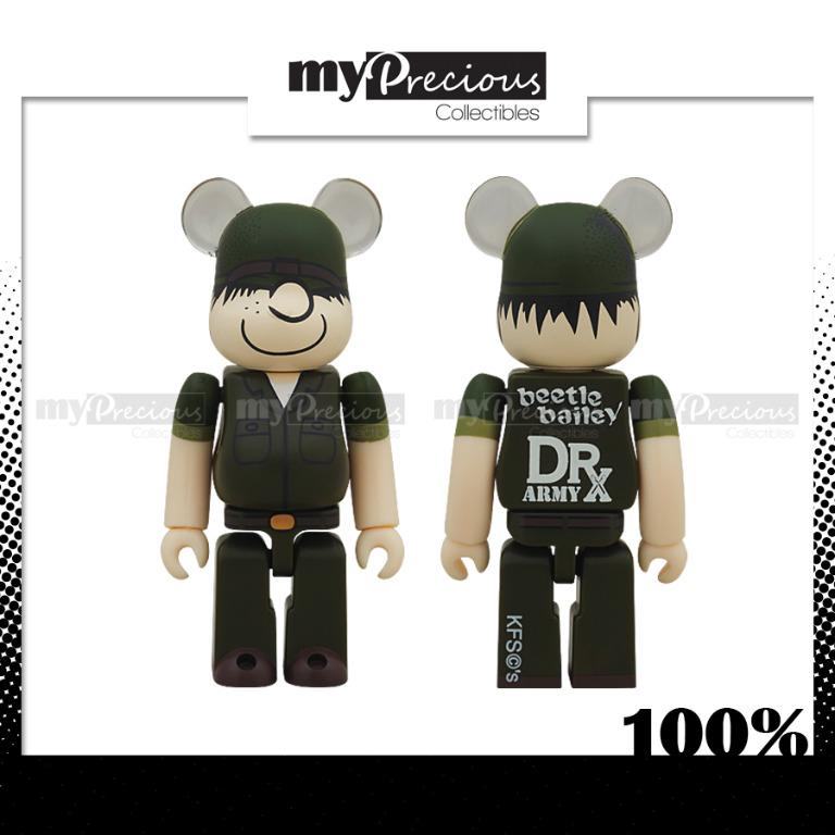 BE@RBRICK DRX ARMY beetle bailey 100% 限定 - キャラクターグッズ