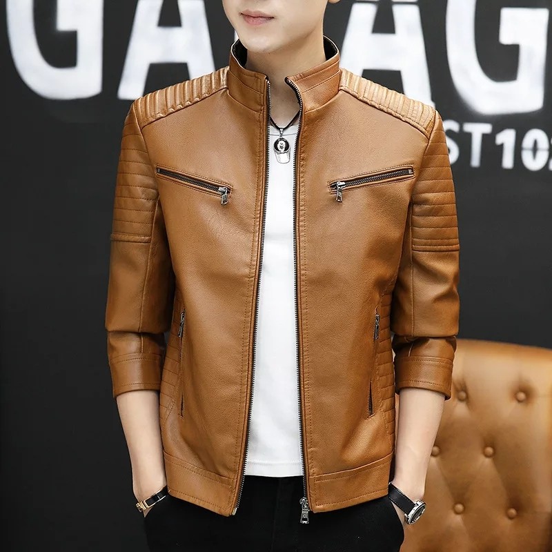 orange black motorcycle jacket
