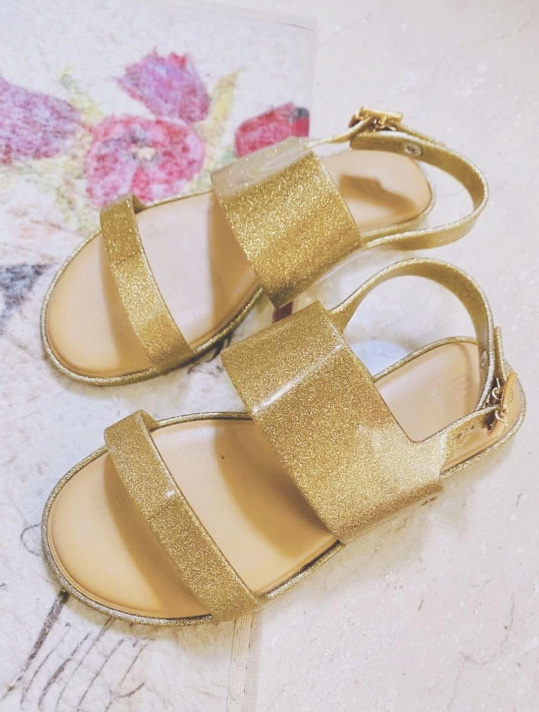 Melissa gold sandals on sale
