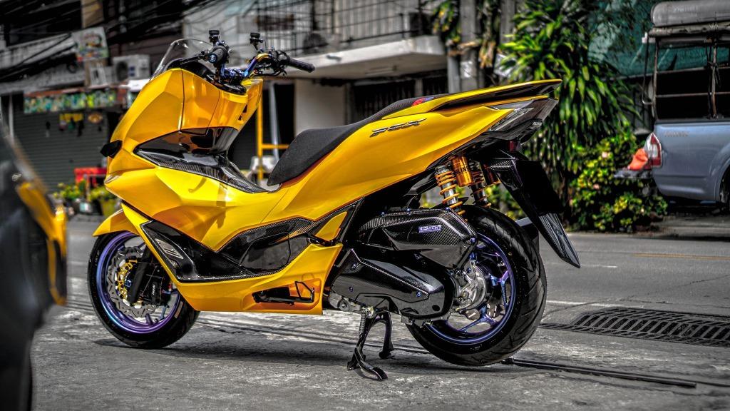 Moto Lassy Singapore Honda PCX 160 2021 Version 3 Complete Carbon ...