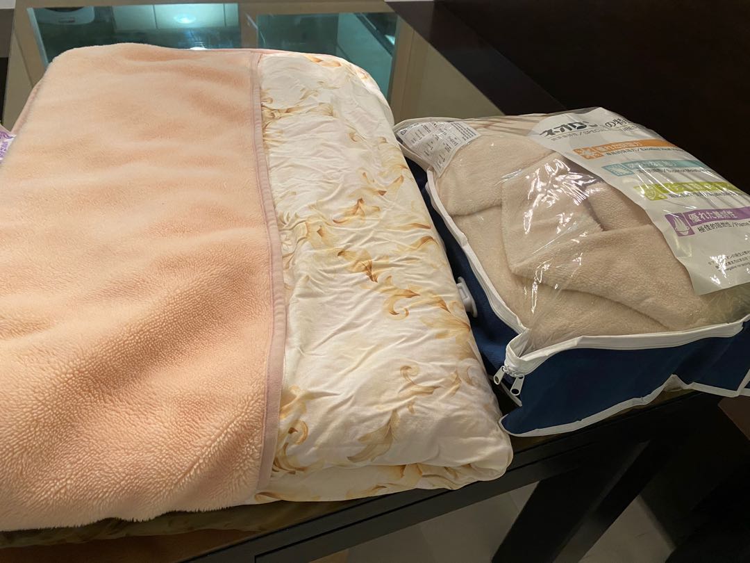 Nefful bedsheet plus blanket ( single sized), Furniture & Home Living