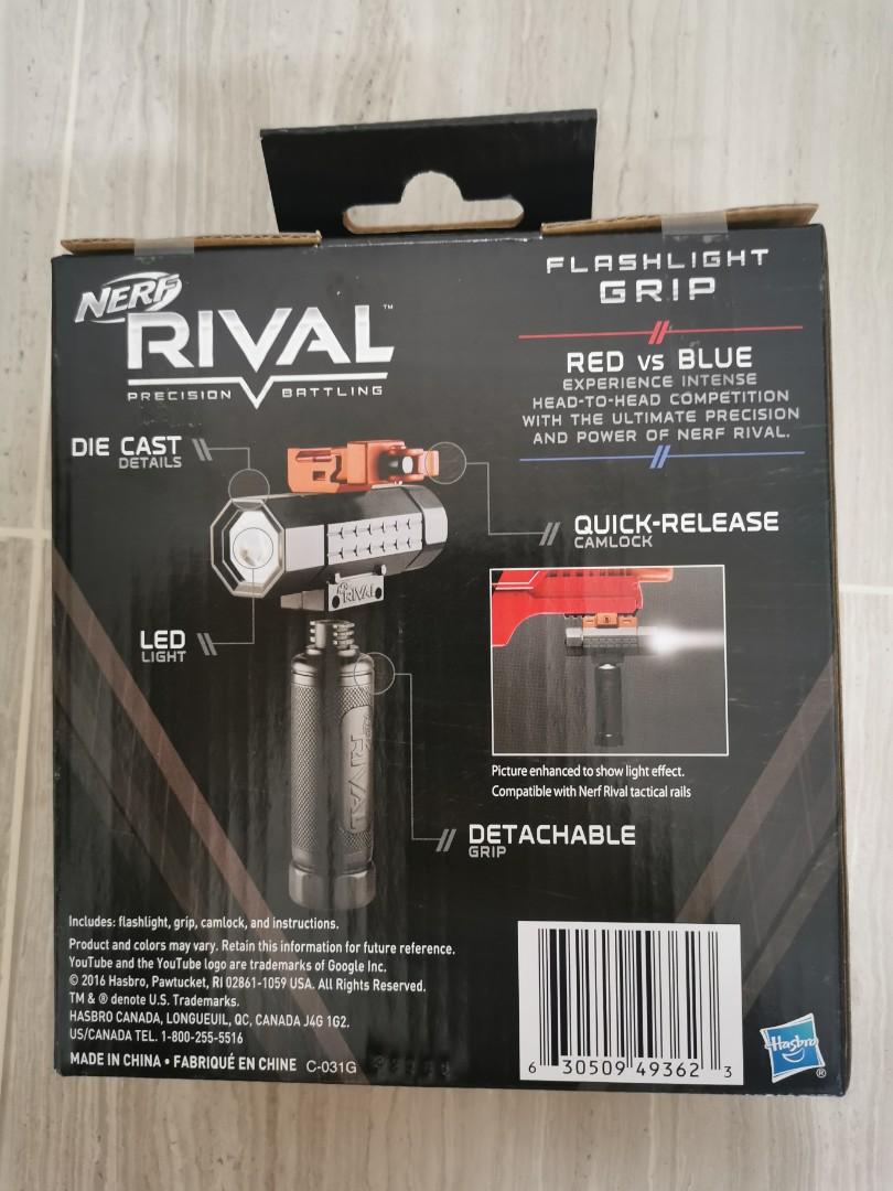 Nerf rival flashlight grip compatibility top