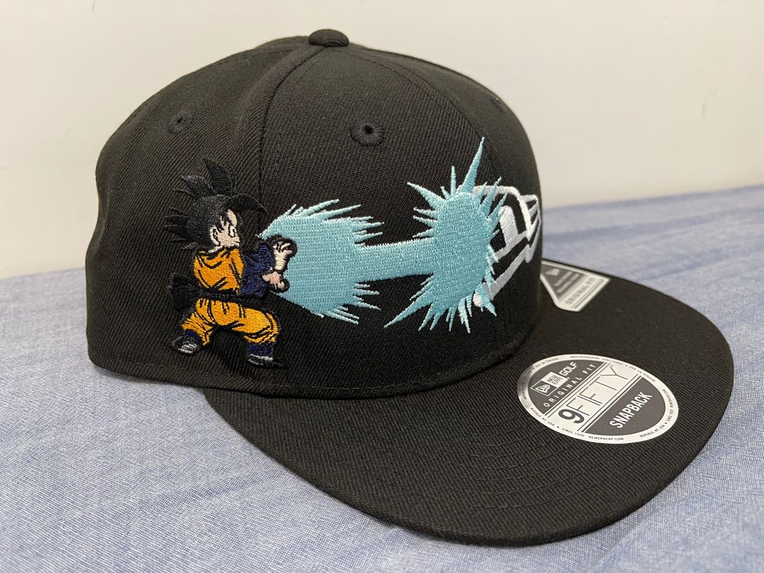 New Era dragonball Z golf cap 龍珠 cap帽, 男裝, 手錶及配件, 棒球帽、帽 Carousell