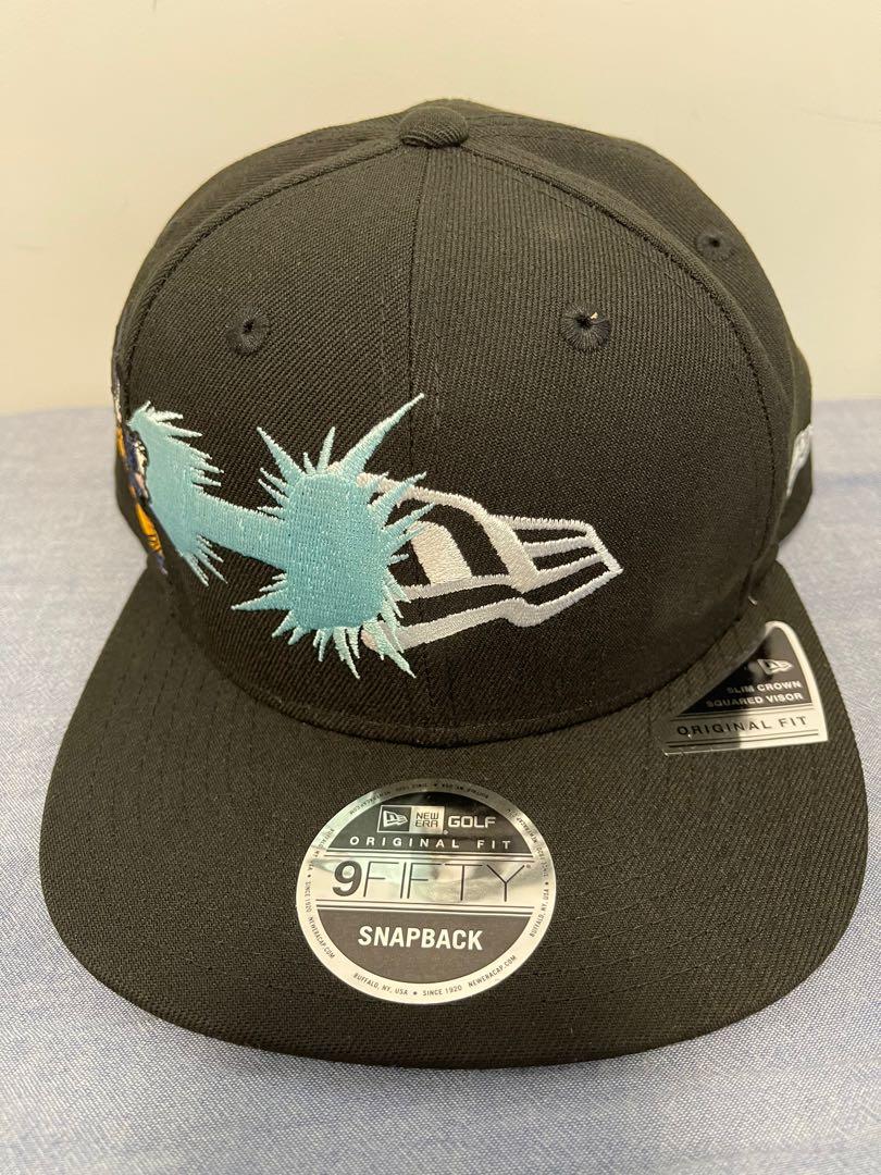 New Era dragonball Z golf cap 龍珠 cap帽, 男裝, 手錶及配件, 棒球帽、帽 Carousell