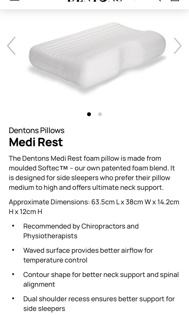 dentons medi rest pillow