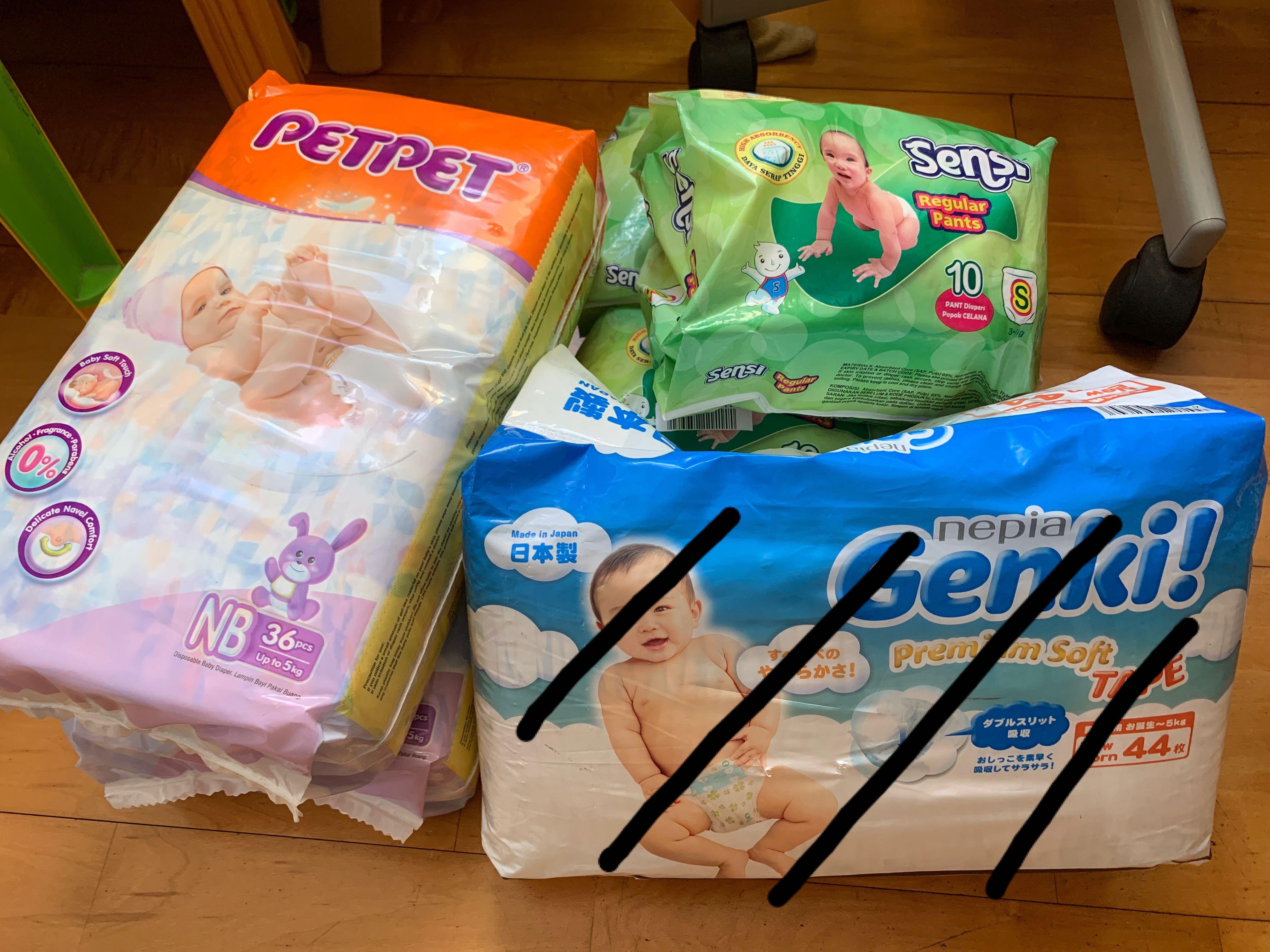 Newborn diapers, Babies & Kids, Babies Apparel on Carousell