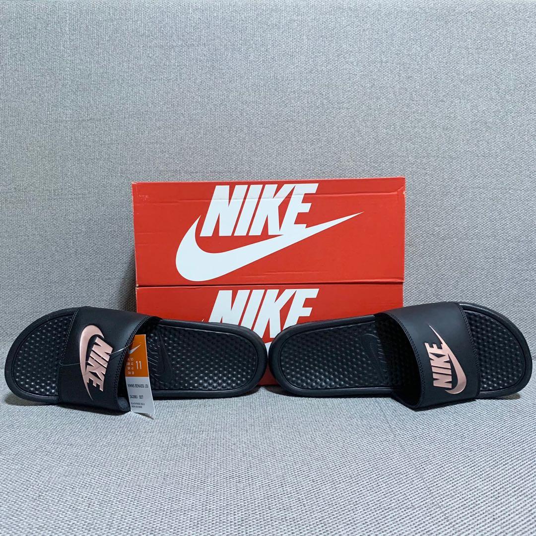 Nike Benassi Swoosh Ironman Golden Check Slides Pre Order