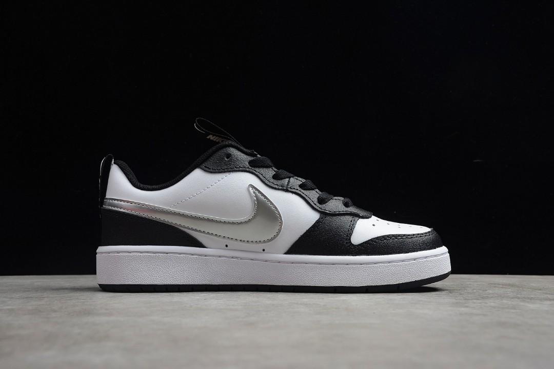 Nike Court Borough Low 2 Black White Unisex Men s Fashion Footwear Sneakers on Carousell