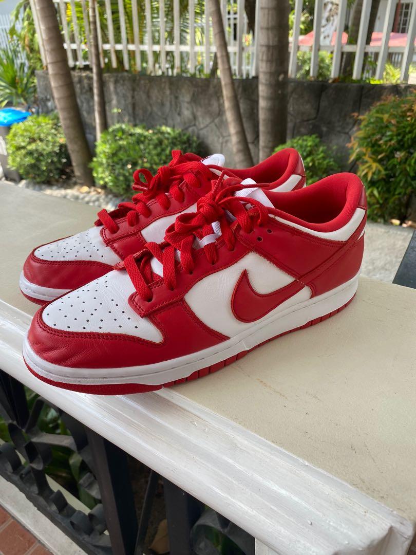 dunk low university red womens