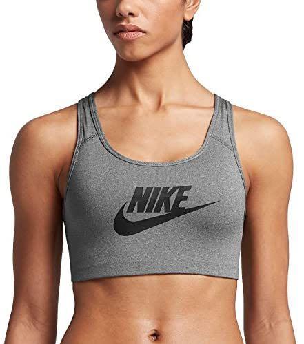 Nike grey sports bra clearance