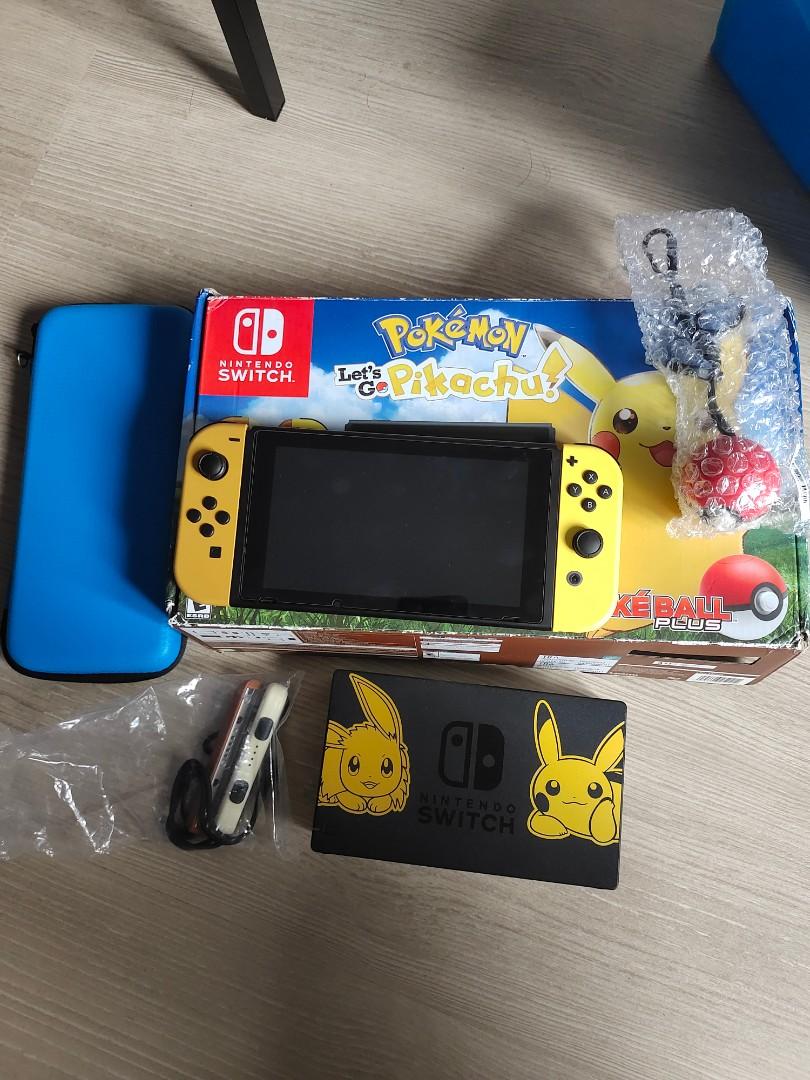 Nintendo Switch Pokemon Let S Go Pikachu Limited Edition Video Gaming Video Game Consoles On Carousell Nintendo Switch Pokemon Let S Go Pikachu Limited Edition Video Gaming Video Game Consoles On Carousell
