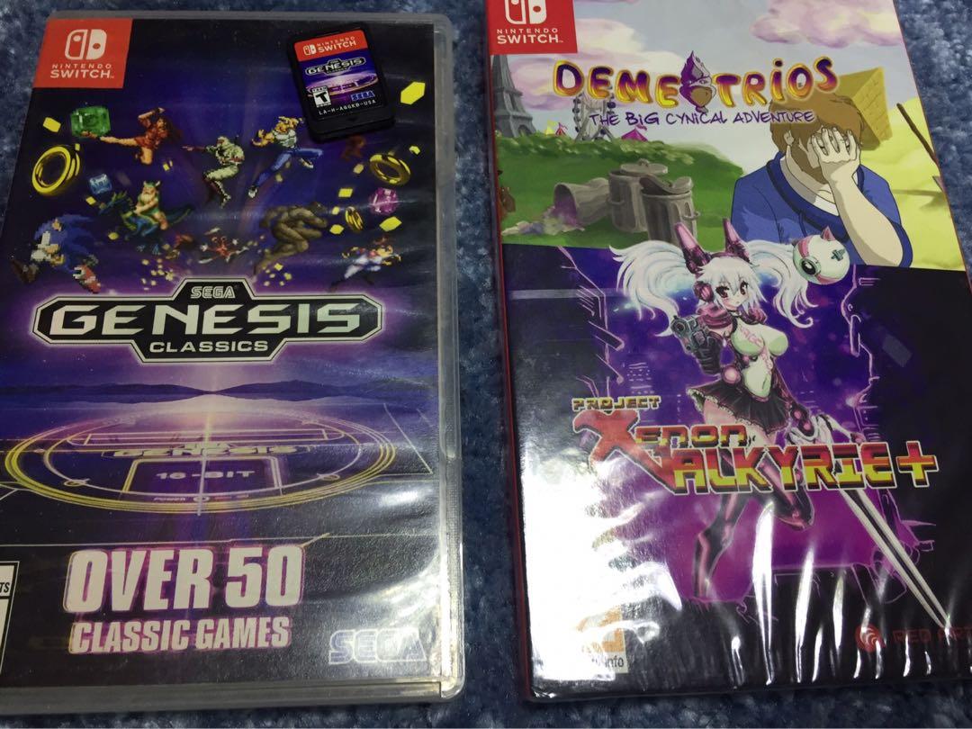 Nintendo Switch Sega Genesis & Demetrios (Category: Nintendo) located in Manila. Submitted by emgbravo379 (Listing ID 1080033445, Image 3). Description: Sega Genesis Classic -used Demetrios and Project Xenon- new & sealed.