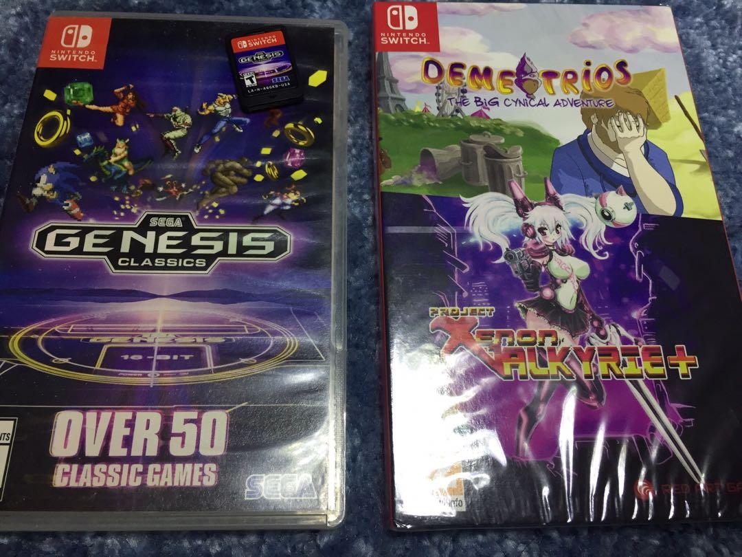 Nintendo Switch Sega Genesis & Demetrios (Category: Nintendo) located in Manila. Submitted by emgbravo379 (Listing ID 1080033445, Image 2). Description: Sega Genesis Classic -used Demetrios and Project Xenon- new & sealed.