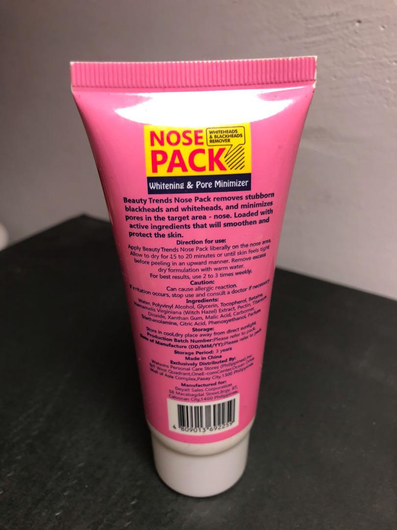 Nose Pack By Beauty Trends Beauty Personal Care Face Face Care On Carousell