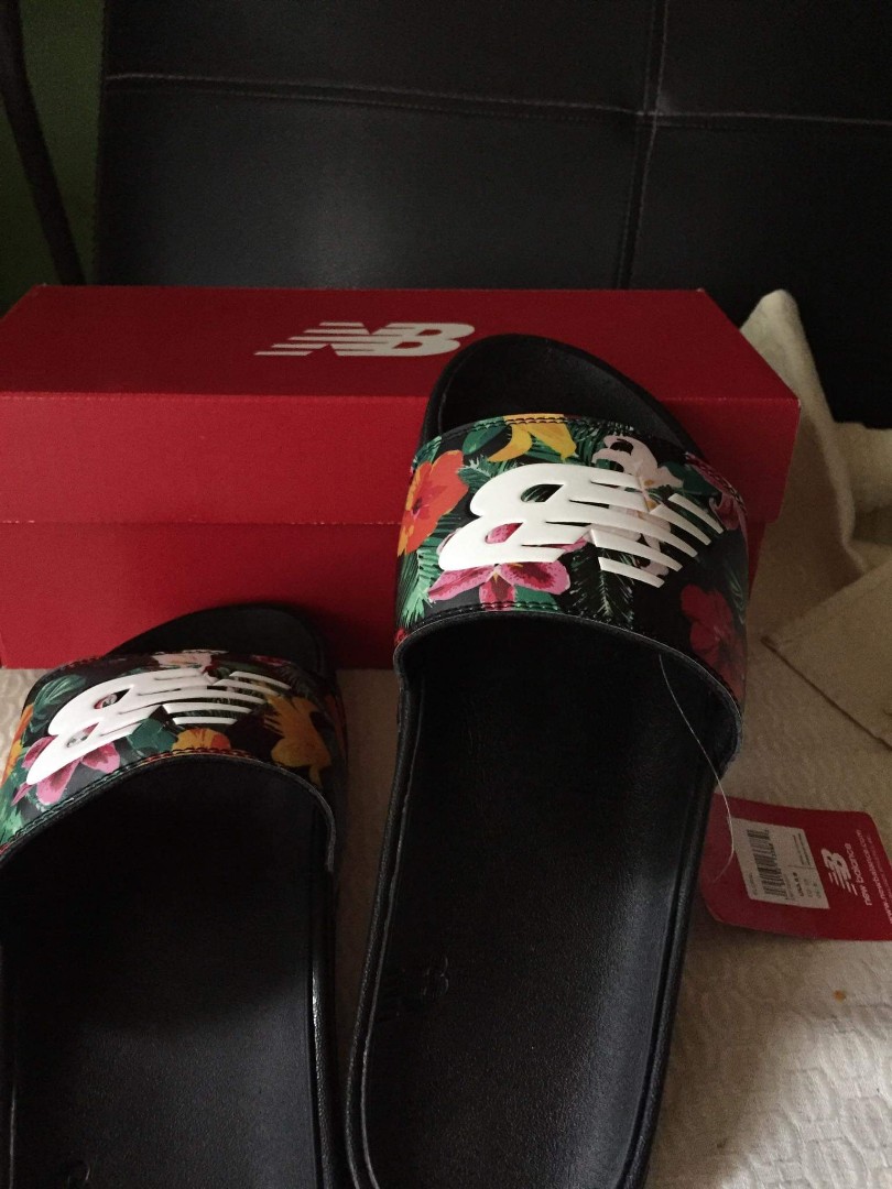 New balance floral slides new arrivals