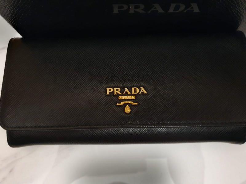 prada long wallet price