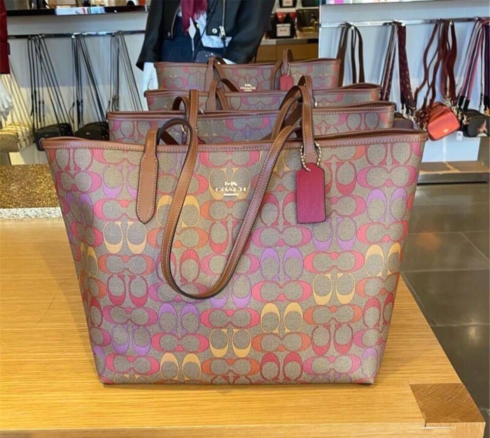 Coach City Tote Rainbow 2024 favors