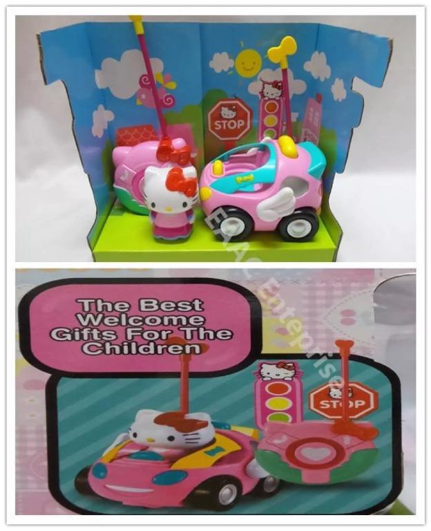 RC Remote Control Hello Kitty Car + Music + Lights Toys, Hobbies & Toys ...