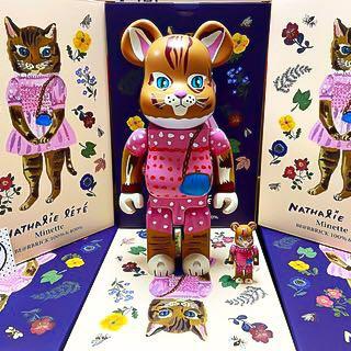 BE@RBRICK Nathalie Lete Minette 100%400% Medicom Nathalie Lete
