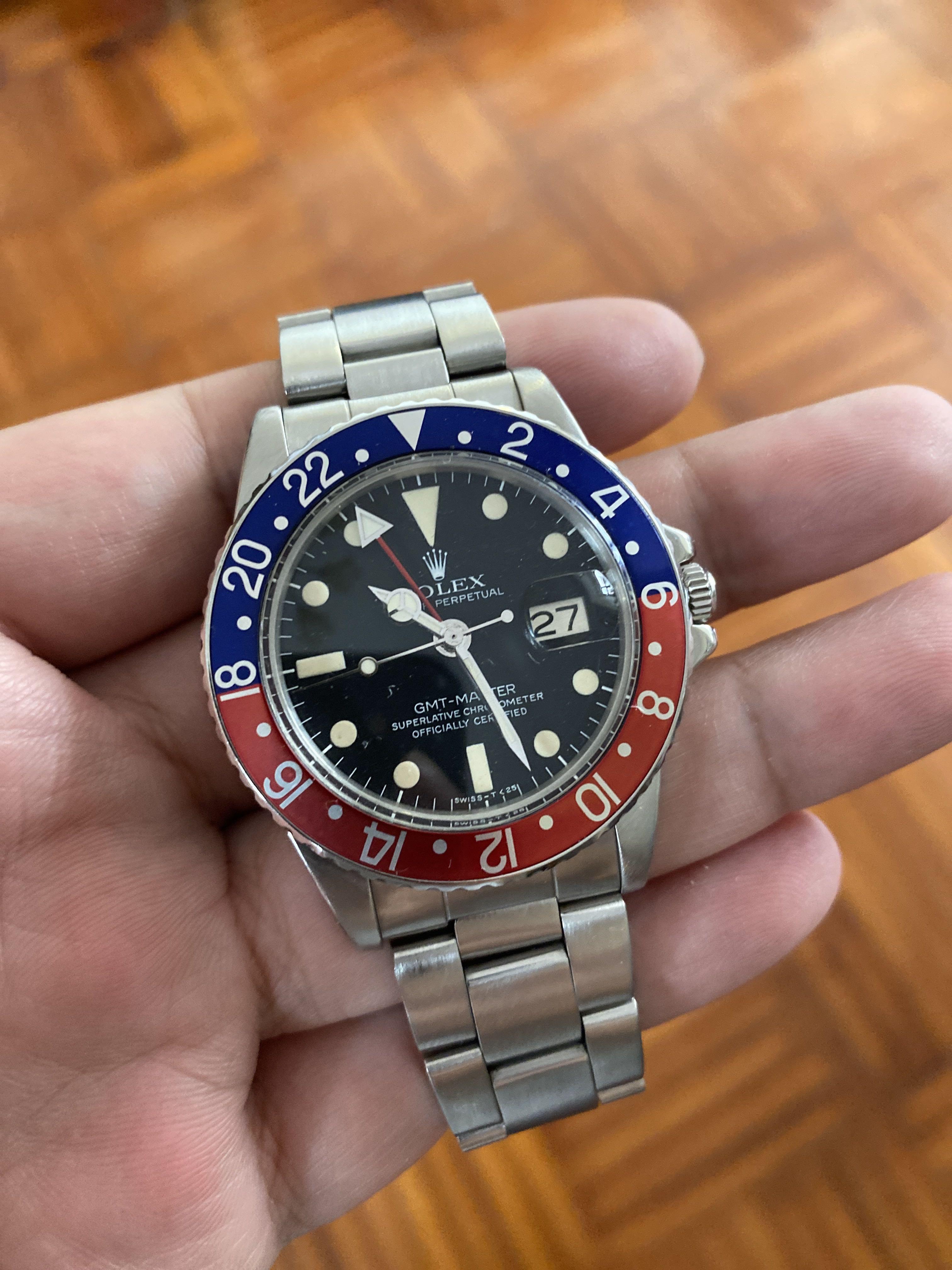 Rolex GMT Master 1675 MK5 SN 558xxxx Carousell