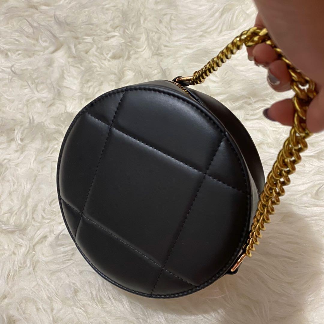 MauJajan ROUND CHAIN TAS SELEMPANG RANTAI QUILTED SLING ROUND BAG