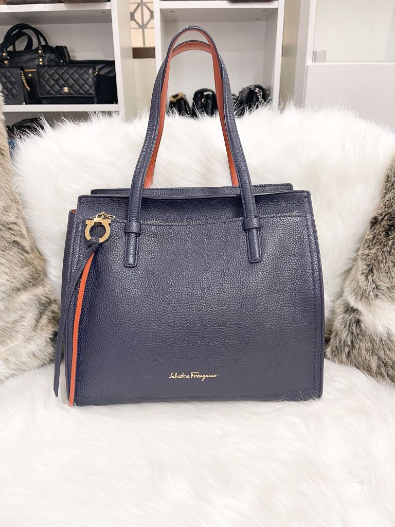Salvatore ferragamo small amy tote on sale