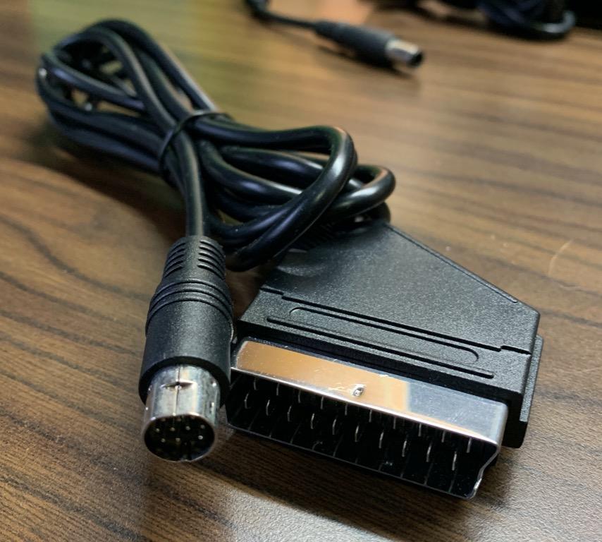 Sega Saturn SCART cable, Video Gaming, Video Game Consoles, Others on Carousell