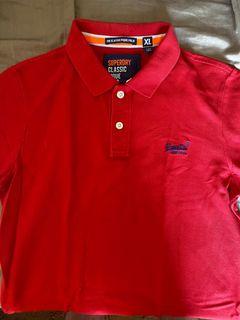 Super Dry Red Polo Shirt