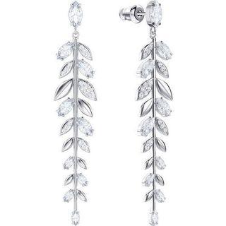 Swarovski Mayfly Rhodium Crystal Earrings