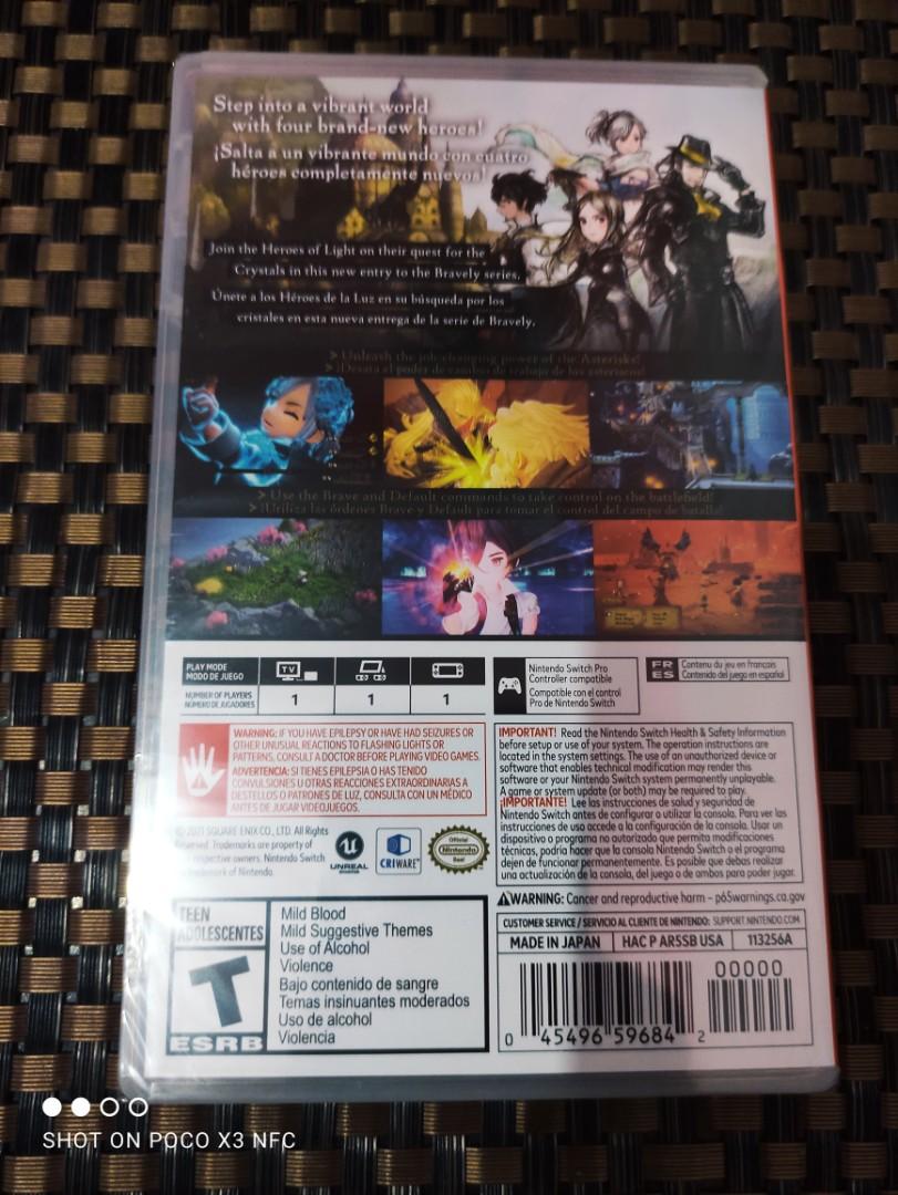 Switch Bravely Default II (Category: Nintendo) located in Makati City. Submitted by yomyom_onlineshop (Listing ID 1080023109, Image 2). Description: For Sale Only Brandnew Sealed No To trade Delivery within the day Taguig Market Market Can book Via lalamove Less Time Less Effort Cod,Gcash,Banktransfer.