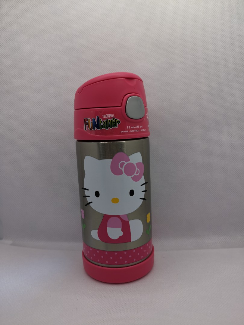 Thermos 355ml Hello Kitty Stainless Steel Vacuum Bottle [F4013HK