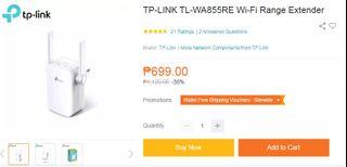 TP-LINK TL-WA855RE Wi-Fi Range Extender