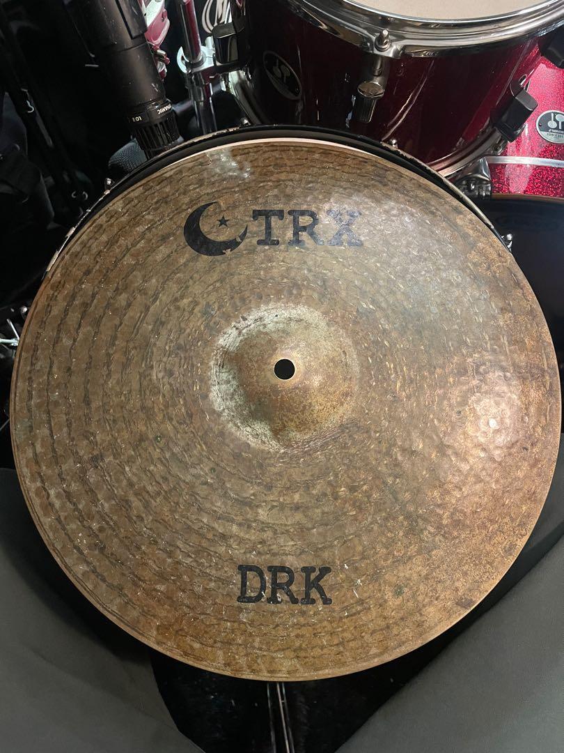TRX 15” Dark HiHat Cymbal Drums (crack), 興趣及遊戲, 音樂樂器 & 配件, 樂器配件 on Carousell