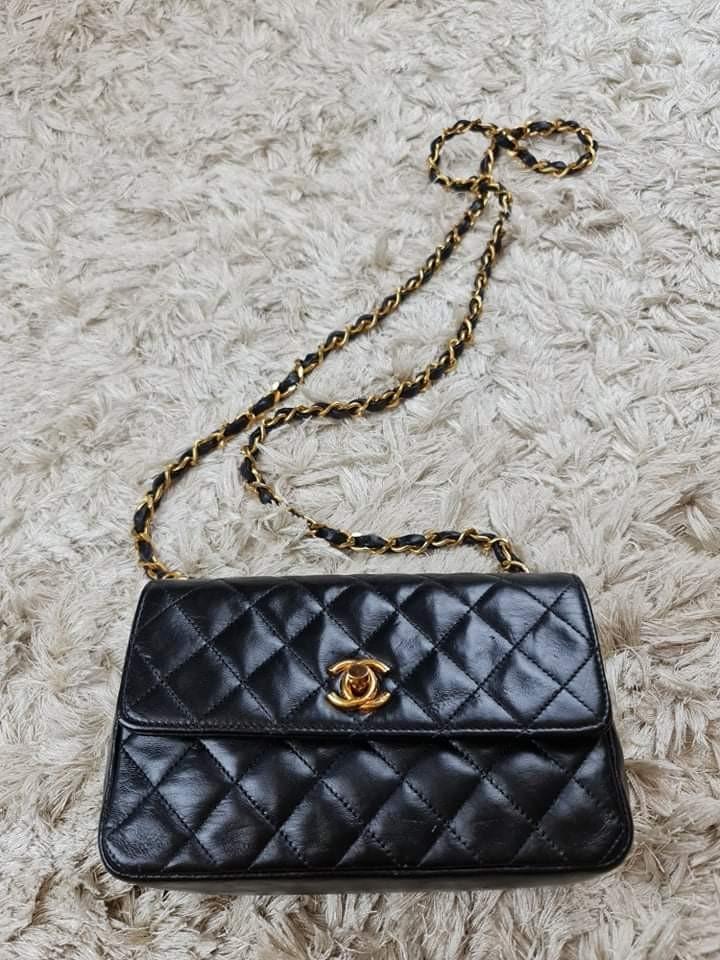 Vintage Chanel Mini Flap bag (1980s-1970s) edt Made in France, Luxury, Bags  & Wallets on Carousell