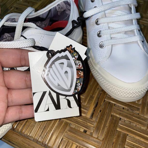 ZARA Tom & Jerry Collab Sneakers, Women's Fashion, Footwear, Sneakers